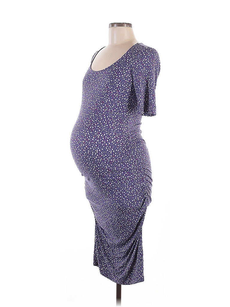Seraphine Purple Casual Dress Size 6 - photo 1
