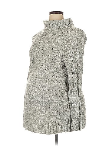 Isabel Maternity Turtleneck Sweater (view 1)
