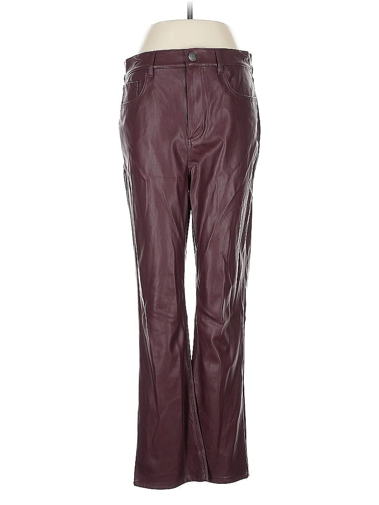 Ann Taylor Loft Casual Pants In Burgundy