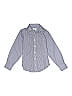 Assorted Brands 100% Cotton Chevron-herringbone Gray Long Sleeve Button-Down Shirt Size 8 - photo 1