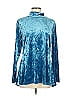 Isaac Mizrahi LIVE! Blue Long Sleeve Blouse Size M - photo 1