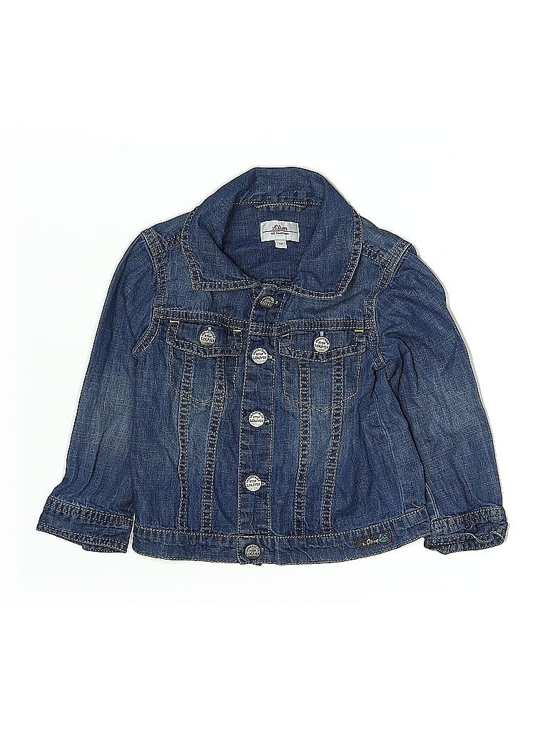 Pre-owned S.oliver Kids'  Denim Jacket In Blue