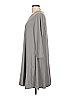 Soho Solid Gray Casual Dress Size L - photo 5
