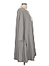 Soho Solid Gray Casual Dress Size L - photo 4