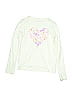 Crewcuts Outlet 100% Cotton Ivory White Long Sleeve T-Shirt Size 10 - photo 1