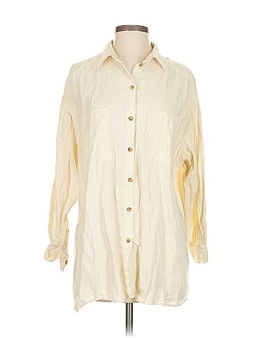 Urban Outfitters 3/4 Sleeve Button-Down Shirt (view 1)