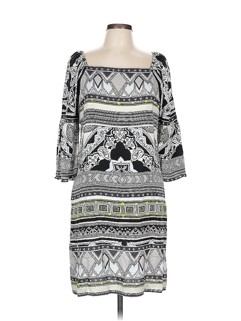 Click to view more detailed imagery on our partner's website Pre-owned Hale Bob Casual Dress In Gray