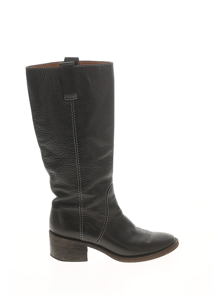 Chloé 100% Leather Black Boots Size EU 36 - photo 1