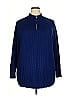 Woman Within 100% Cotton Blue Pullover Sweater Size 22 - photo 1