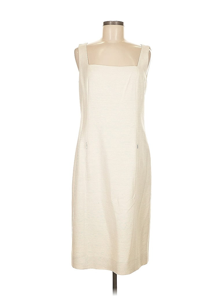 Akris Punto 100% Viscose Ivory Casual Dress Size 8 - photo 1