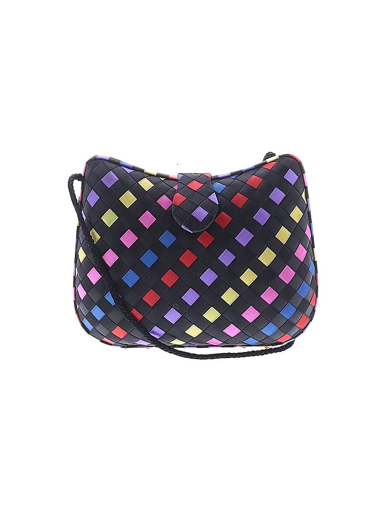 Unbranded Argyle Purple Black Crossbody Bag One size - photo 1