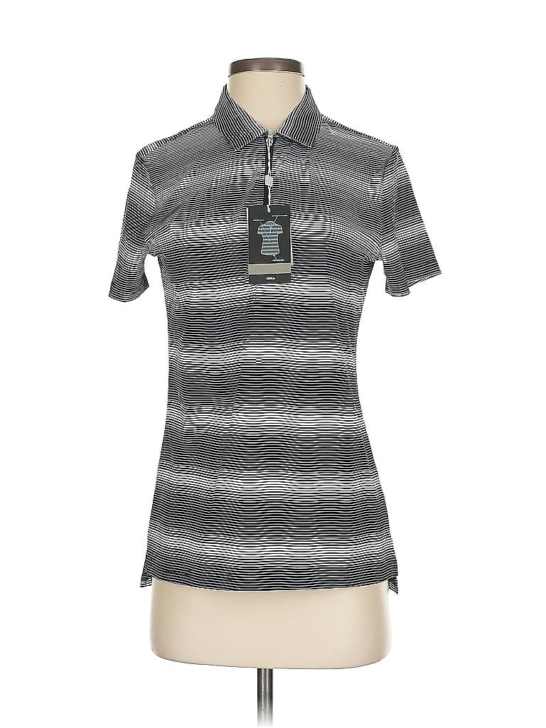Level Wear Short Sleeve Polo Shirt In Black