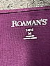 Roaman's 100% Cotton Purple Short Sleeve T-Shirt Size 14 - photo 7