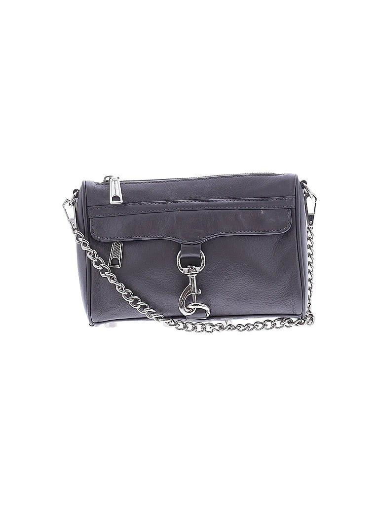 Rebecca Minkoff 100% Leather Gray Leather Crossbody Bag One size - photo 1