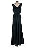 BHLDN 100% Polyester Black Green Cocktail Dress Size 6 - photo 2