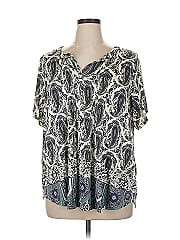 Rose + Olive Short Sleeve Blouse