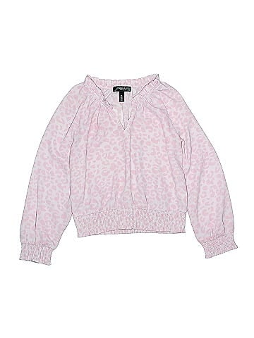 Aqua Long Sleeve Blouse (view 1)