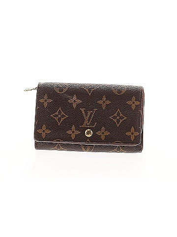 Louis Vuitton Monogram Coated Canvas Porte Monnaie Tresor Wallet (view 1)