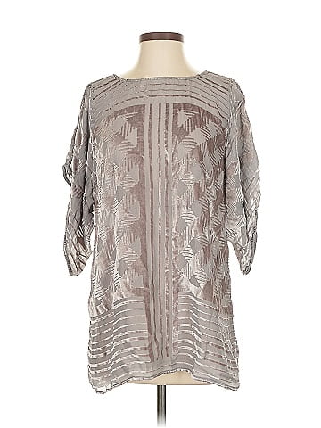Calypso St. Barth 3/4 Sleeve Silk Top (view 1)