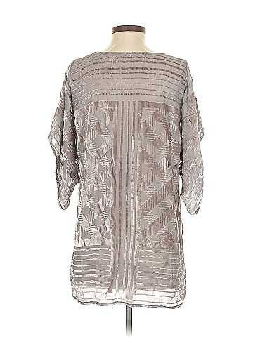 Calypso St. Barth 3/4 Sleeve Silk Top (view 2)
