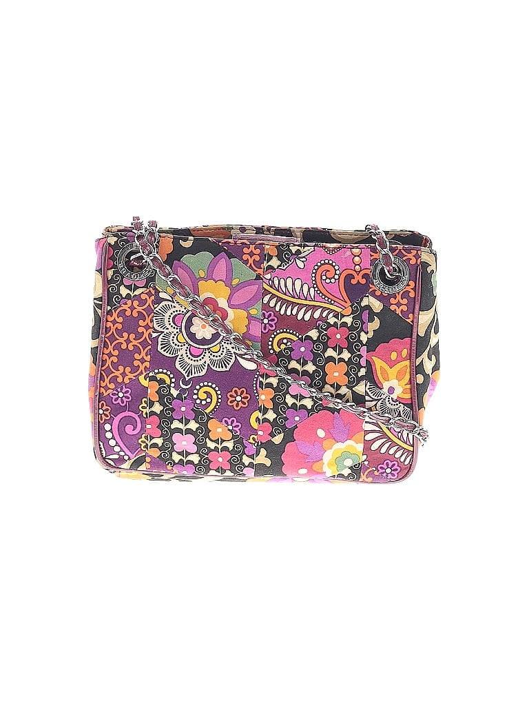 Vera Bradley 100% Cotton Paisley Purple Shoulder Bag One size - photo 1