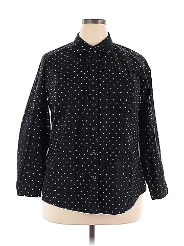 Jessica London Long Sleeve Button-Down Shirt (view 1)