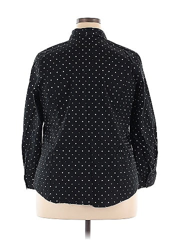 Jessica London Long Sleeve Button-Down Shirt (view 2)