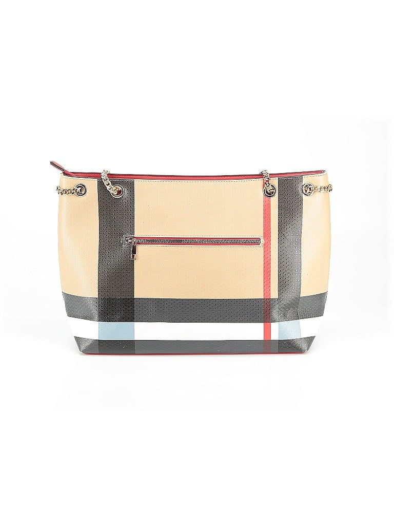 Unbranded Plaid Gray Tan Tote One size - photo 1