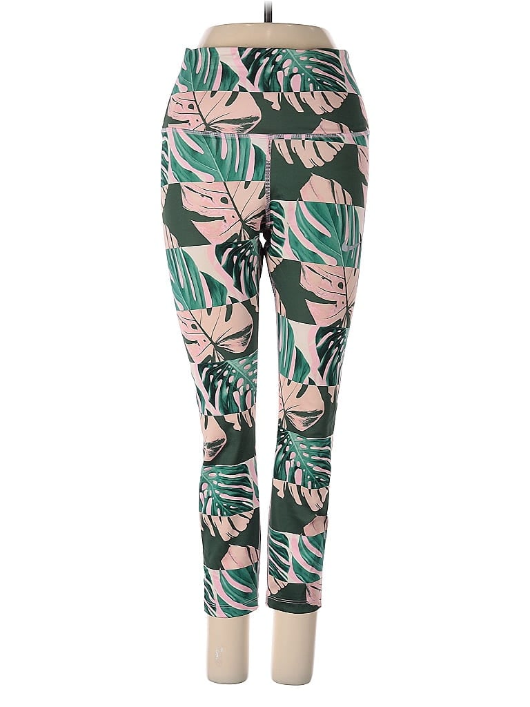 Pre-owned Nike Yoga Pants In Green