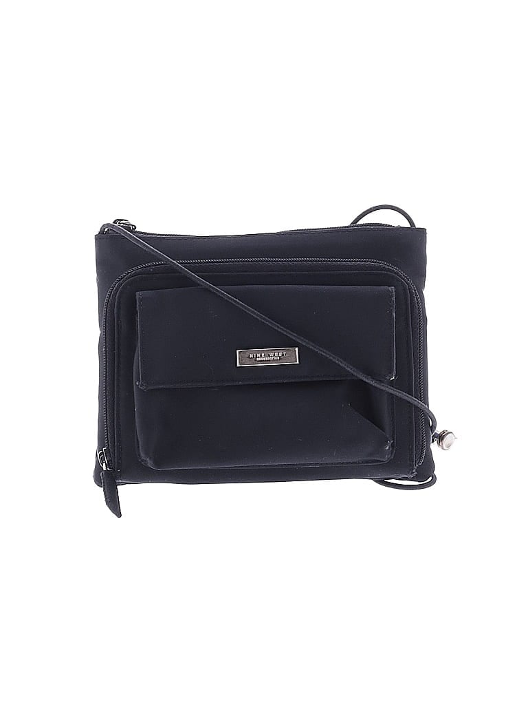 Nine West Solid Blue Black Crossbody Bag One size - photo 1