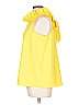 Crown & Ivy 100% Polyester Yellow Sleeveless Blouse Size L - photo 5