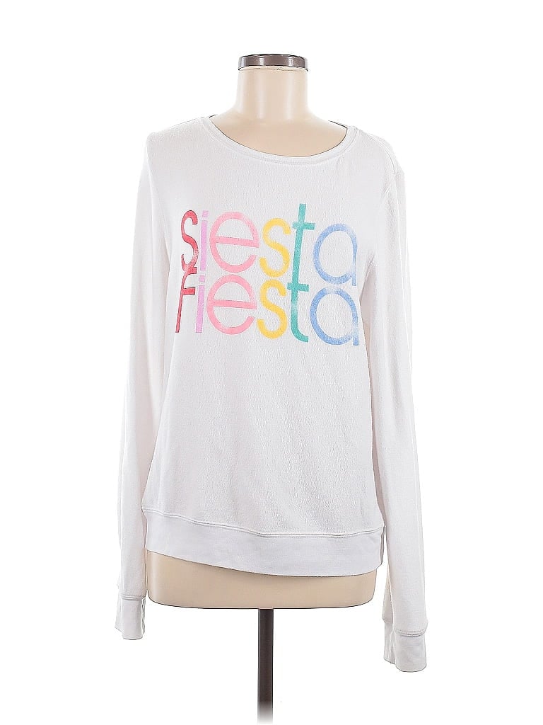 Wildfox White Sweatshirt Size M - photo 1