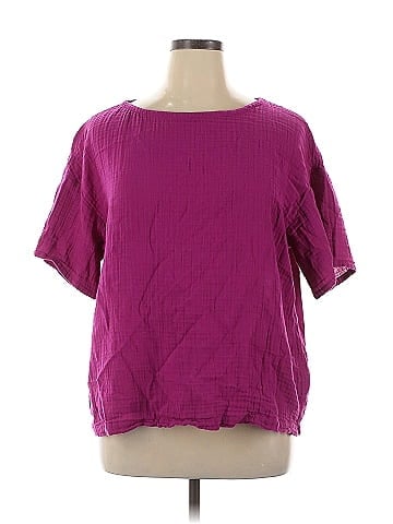 Eileen Fisher Short Sleeve Blouse (view 1)