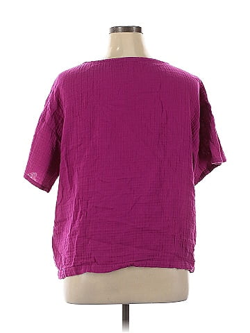 Eileen Fisher Short Sleeve Blouse (view 2)