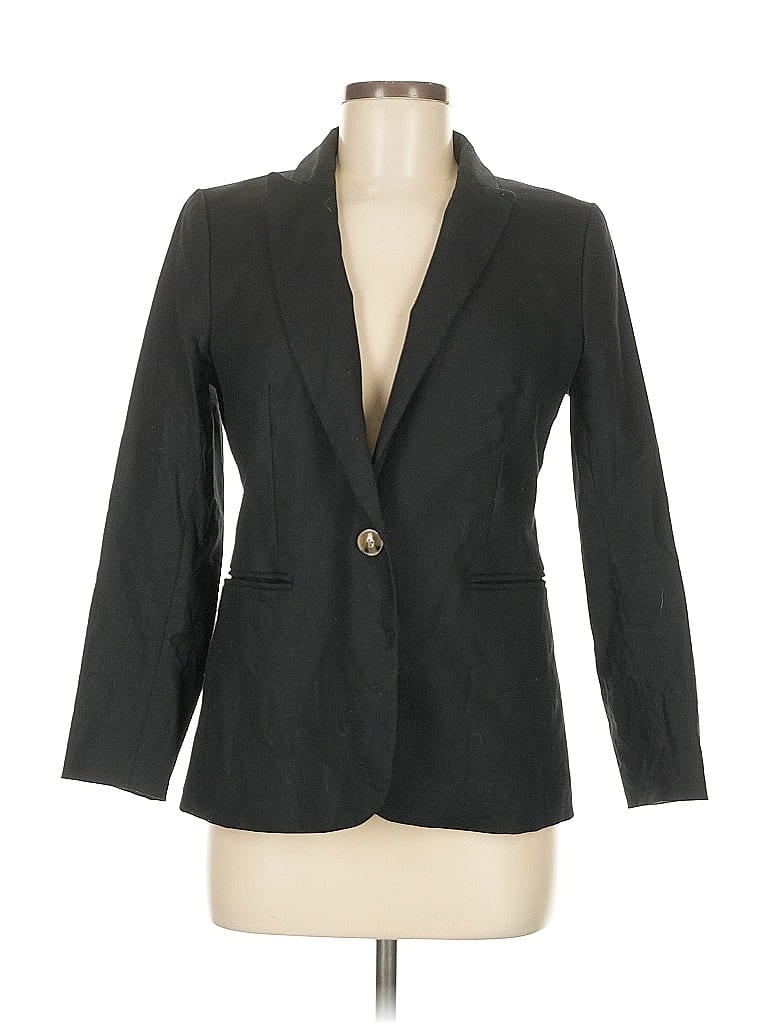 Pre-owned J.crew Factory Store Blazer Jacket In Black