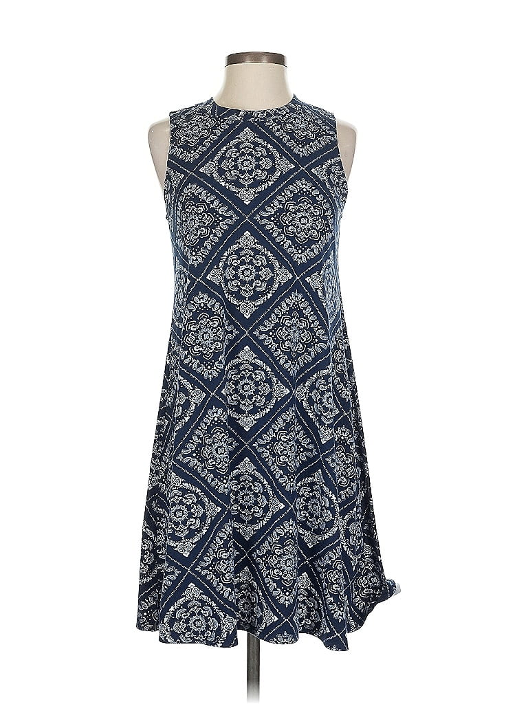 Fortune + Ivy Paisley Blue Casual Dress Size S - photo 1