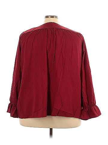 Cacique Long Sleeve Blouse (view 2)