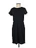 Ann Taylor Solid Black Casual Dress Size 6 - photo 1
