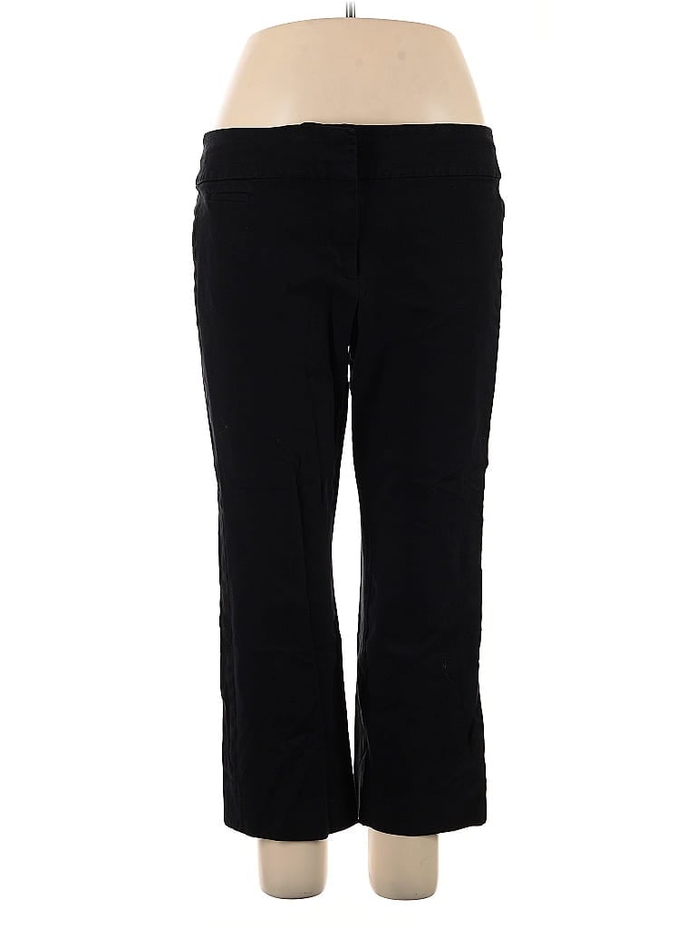 Ann Taylor LOFT Black Casual Pants Size 16 - photo 1