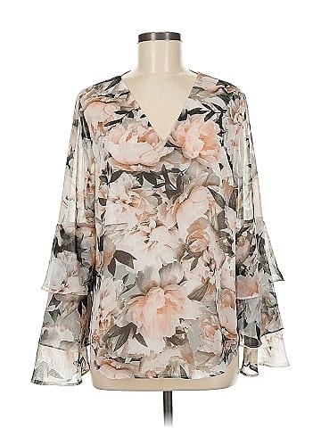 Calvin Klein Long Sleeve Blouse (view 1)