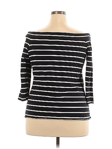 Ann Taylor LOFT 3/4 Sleeve T-Shirt (view 2)