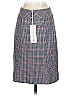 Etcetera Plaid Gray Casual Skirt Size 00 - photo 2
