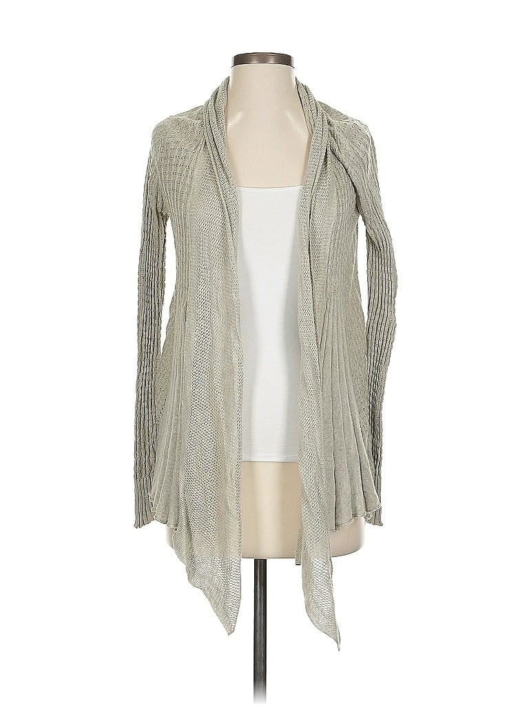Pre-owned Max Studio Cardigan Sweater In Gray