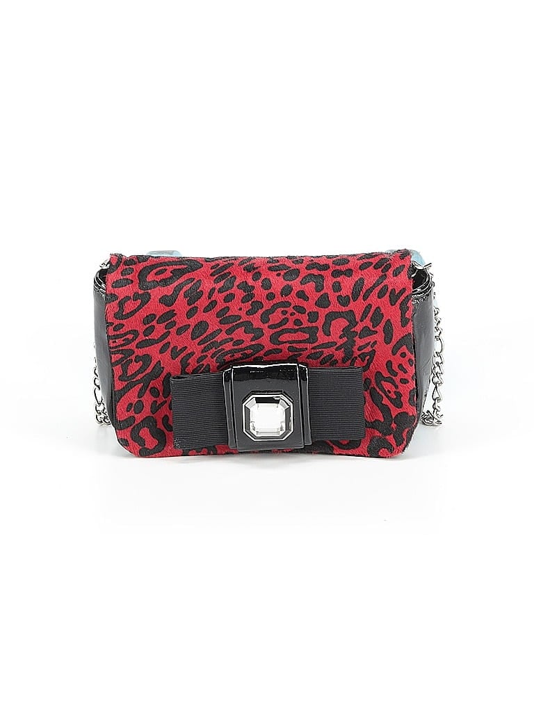 White House Black Market Animal Print Red Crossbody Bag One size - photo 1