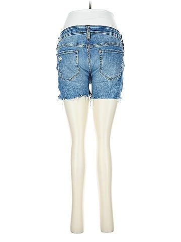 Isabel Maternity Denim Shorts (view 2)
