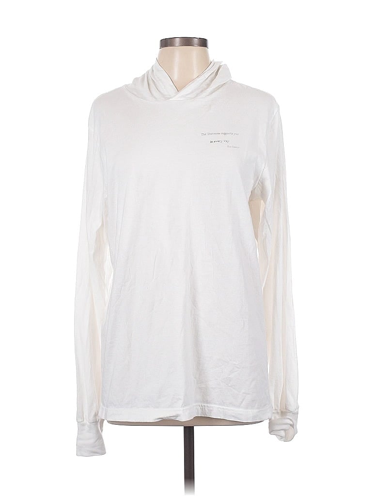 OM & AH Ivory Long Sleeve T-Shirt Size L - photo 1