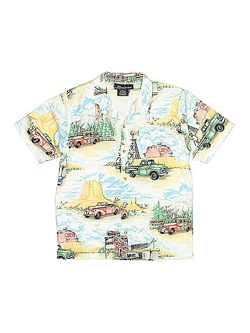 No Boundaries Short Sleeve Button-Down Shirt (view 1)