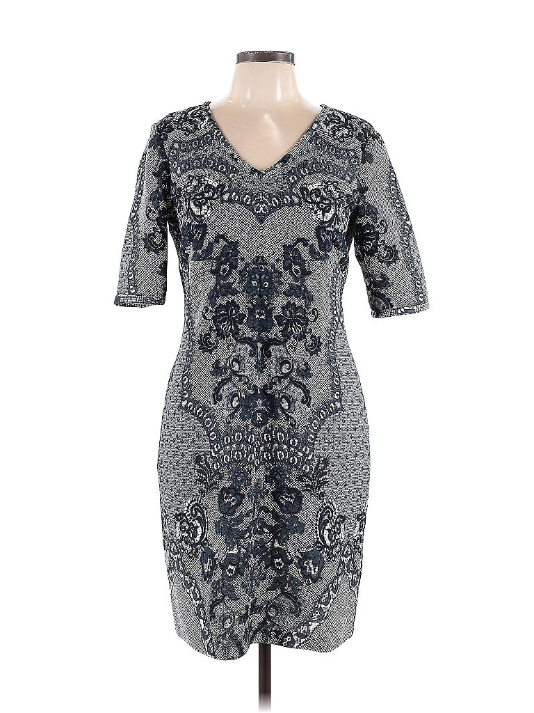 Pre-owned Baraschi Cocktail Dress In Gray