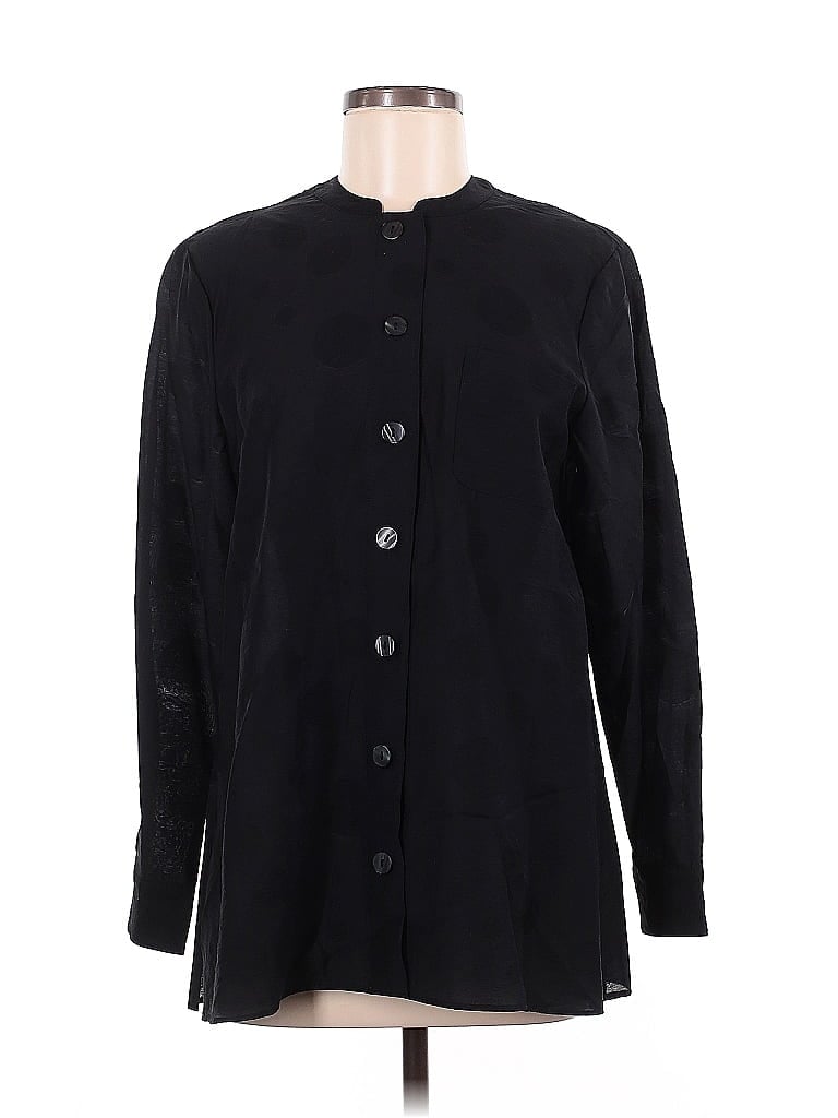 Isaac Mizrahi LIVE! Black Long Sleeve Blouse Size 6 - photo 1
