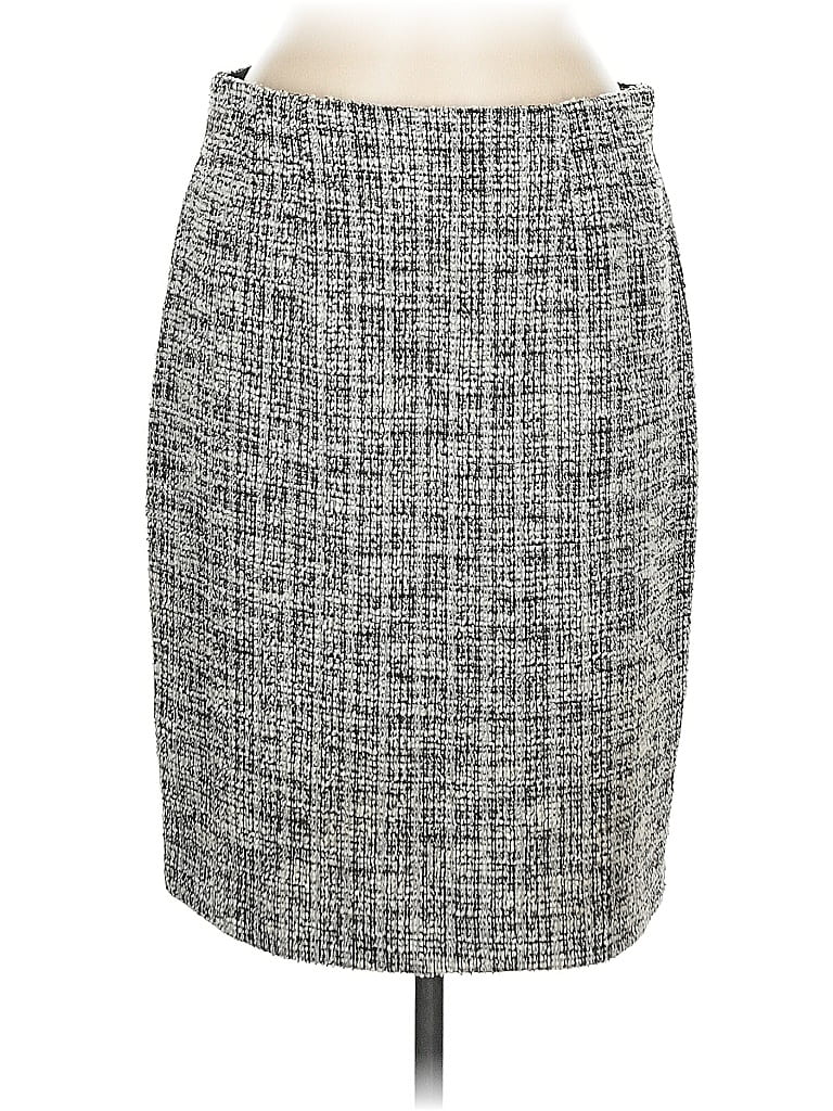 Amanda + Chelsea Tweed Gray Casual Skirt Size M - photo 1
